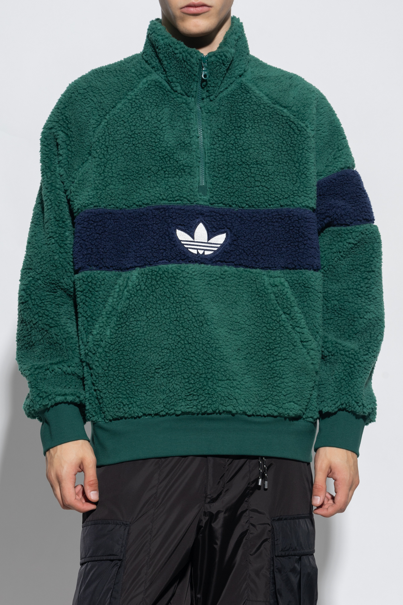 Adidas originals fleece online sweatshirt